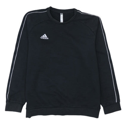 Mens UK Size L Adidas Black Pullover Sweatshirt