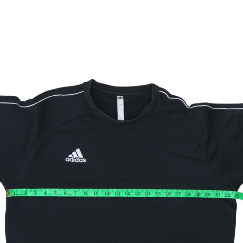 Mens UK Size L Adidas Black Pullover Sweatshirt