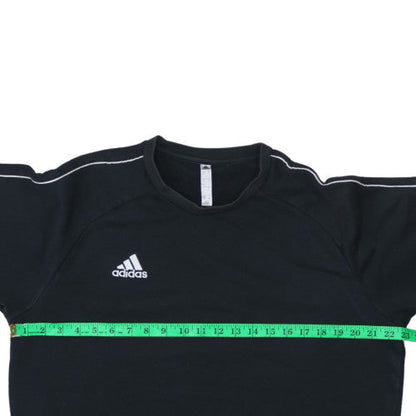 Mens UK Size L Adidas Black Pullover Sweatshirt