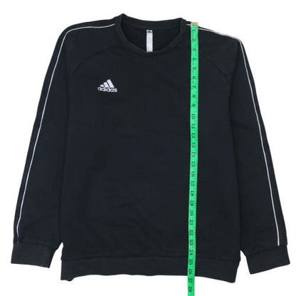 Mens UK Size L Adidas Black Pullover Sweatshirt