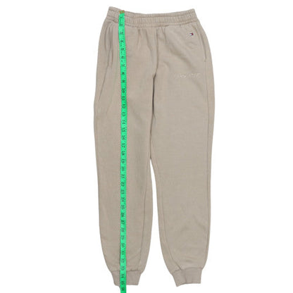 Tommy Hilfiger Womens Beige XXS Jogger Sweatpants Cotton Blend