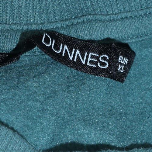 Womens UK Size XS Dunnes Green Pullover Sweatshirt