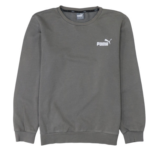 Mens UK Size S Puma Grey Pullover Sweatshirt