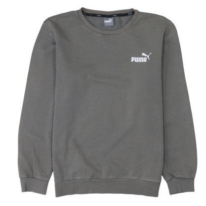 Mens UK Size S Puma Grey Pullover Sweatshirt