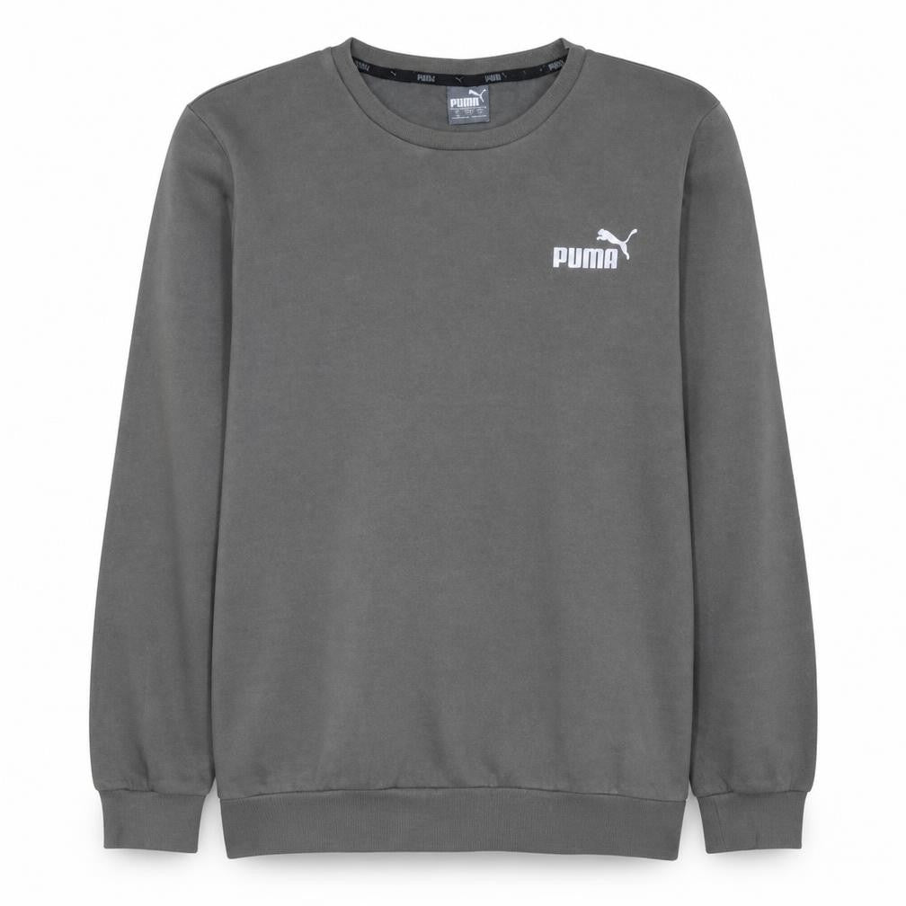 Mens UK Size S Puma Grey Pullover Sweatshirt