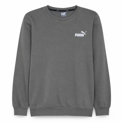 Mens UK Size S Puma Grey Pullover Sweatshirt