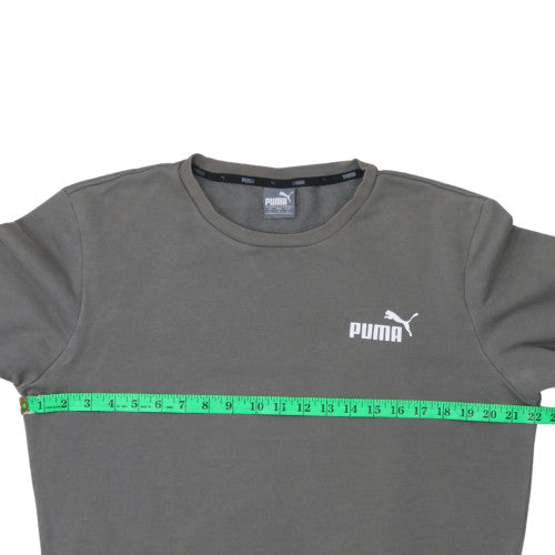 Mens UK Size S Puma Grey Pullover Sweatshirt