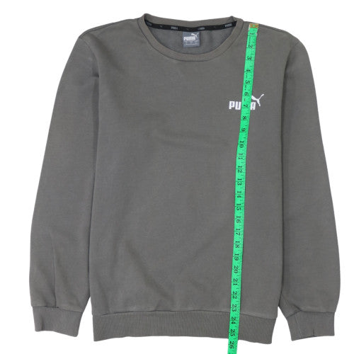 Mens UK Size S Puma Grey Pullover Sweatshirt