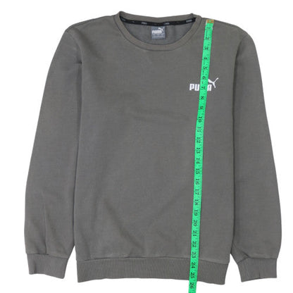 Mens UK Size S Puma Grey Pullover Sweatshirt