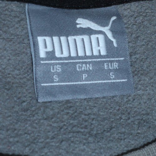 Mens UK Size S Puma Grey Pullover Sweatshirt