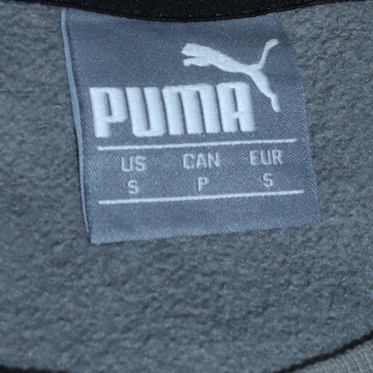 Mens UK Size S Puma Grey Pullover Sweatshirt