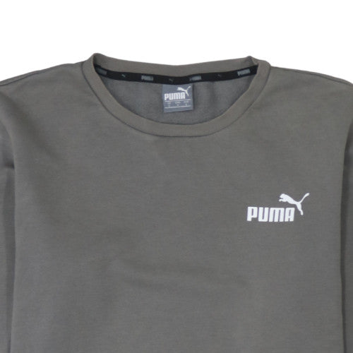 Mens UK Size S Puma Grey Pullover Sweatshirt