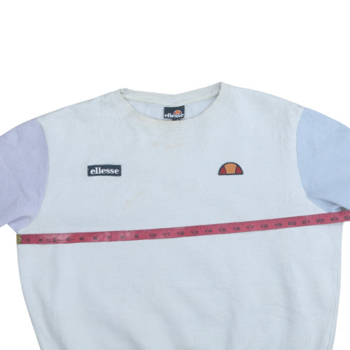 Womens UK Size 10 ellesse Blue Pullover Sweatshirt