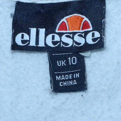 Womens UK Size 10 ellesse Blue Pullover Sweatshirt