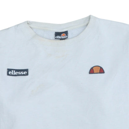 Womens UK Size 10 ellesse Blue Pullover Sweatshirt