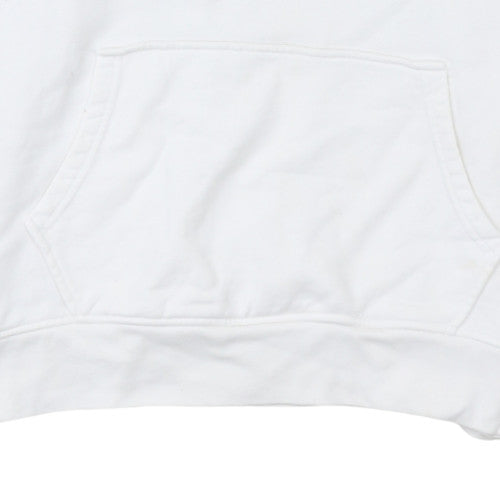 Mens UK Size L Levi’s White Pullover Hoodie