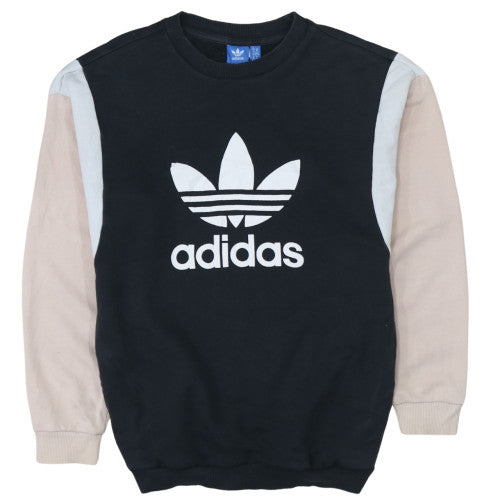 Womens UK Size XS adidas Black Pullover Sweatshirt