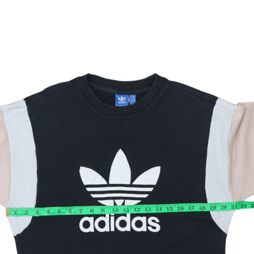 Womens UK Size XS adidas Black Pullover Sweatshirt