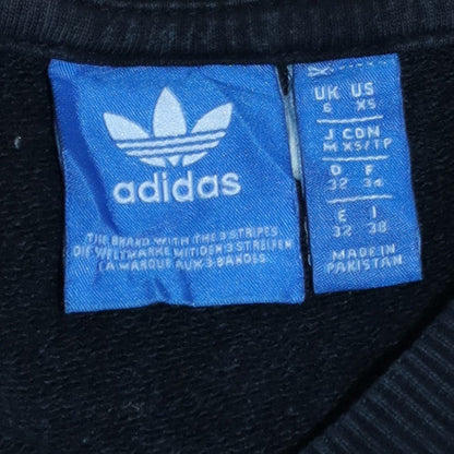 Womens UK Size XS adidas Black Pullover Sweatshirt