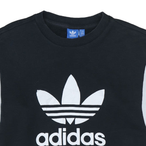 Womens UK Size XS adidas Black Pullover Sweatshirt
