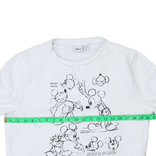 Womens UK Size M Disney White Pullover Sweatshirt