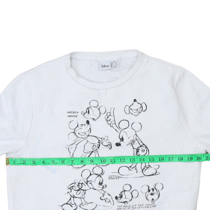 Womens UK Size M Disney White Pullover Sweatshirt