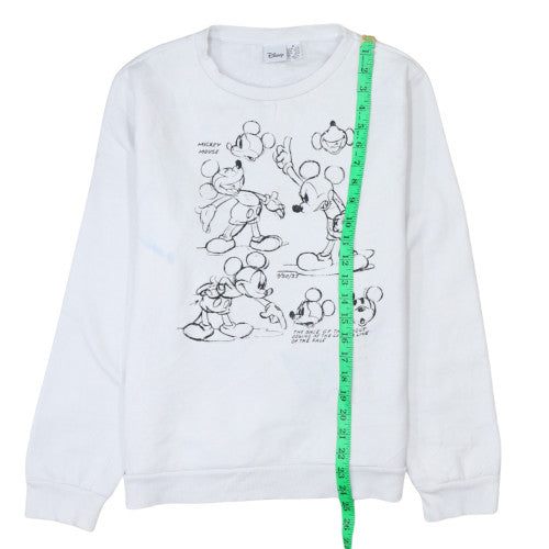 Womens UK Size M Disney White Pullover Sweatshirt