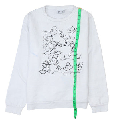 Womens UK Size M Disney White Pullover Sweatshirt