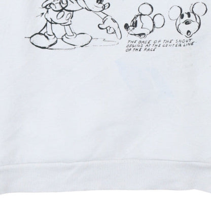 Womens UK Size M Disney White Pullover Sweatshirt