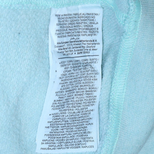 Womens UK Size S Nike Blue Pullover Hoodie