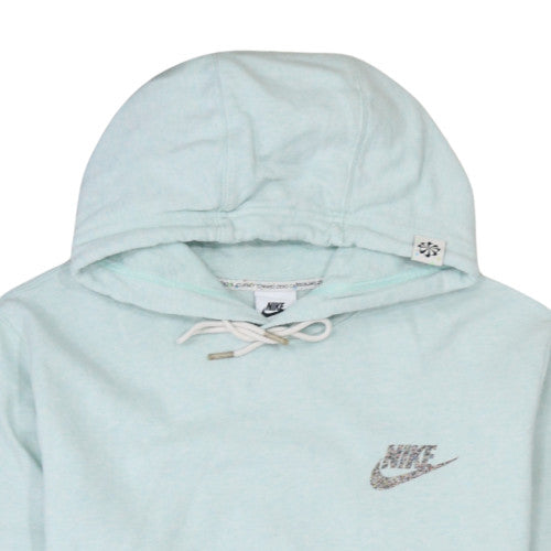 Womens UK Size S Nike Blue Pullover Hoodie