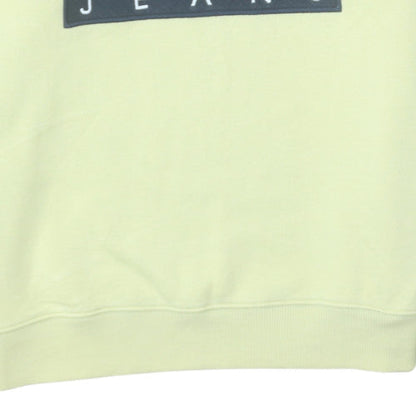 Womens UK Size XL Tommy Jeans Yellow Pullover Sweatshirt