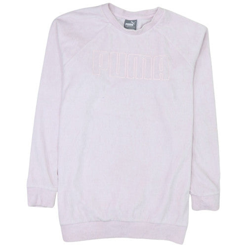Womens UK Size 10 PUMA Pink Pullover Sweatshirt