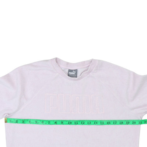 Womens UK Size 10 PUMA Pink Pullover Sweatshirt