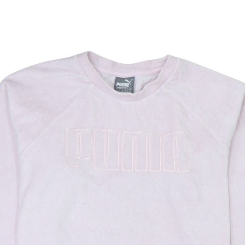 Womens UK Size 10 PUMA Pink Pullover Sweatshirt
