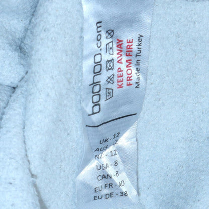 Womens UK Size 12 Boohoo Grey Pullover Sweatshirt