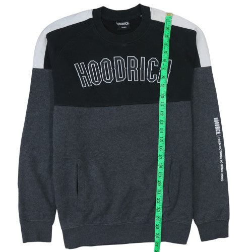 Mens UK Size S Hoodrich Grey Pullover Sweatshirt