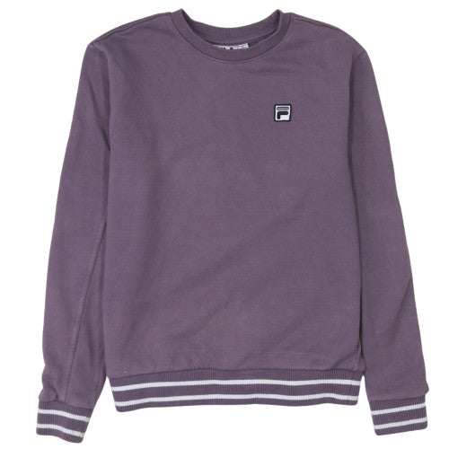 Womens UK Size S FILA Purple Pullover Sweatshirt