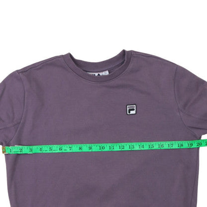Womens UK Size S FILA Purple Pullover Sweatshirt