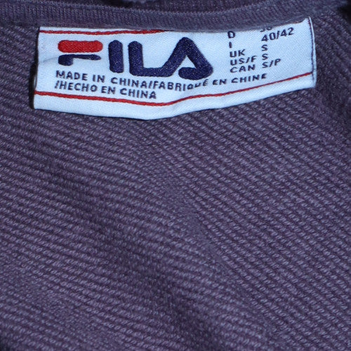 Womens UK Size S FILA Purple Pullover Sweatshirt