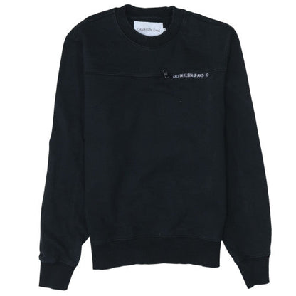 Mens UK Size S Calvin Klein Jeans Black Pullover Sweatshirt