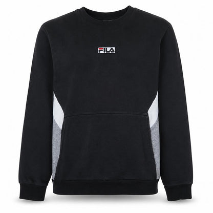 Mens UK Size M FILA Black Pullover Sweatshirt
