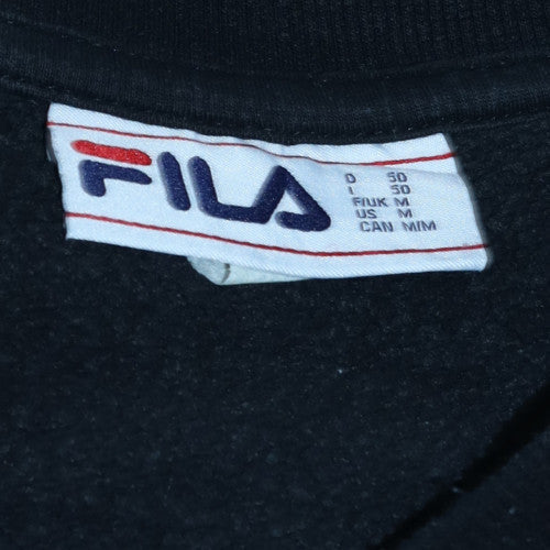 Mens UK Size M FILA Black Pullover Sweatshirt