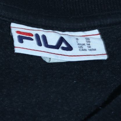 Mens UK Size M FILA Black Pullover Sweatshirt