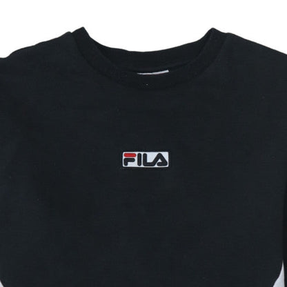 Mens UK Size M FILA Black Pullover Sweatshirt