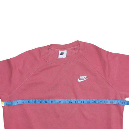 Womens UK Size M Nike Pink Pullover Sweatshirt