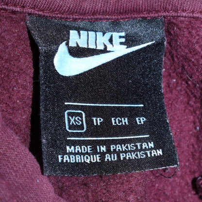 Mens UK Size XS Nike Brown Pullover Hoodie
