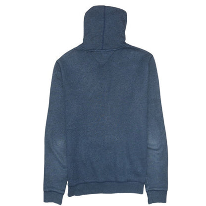 Mens UK Size L Hilfiger Denim Blue Full Zip Hoodie
