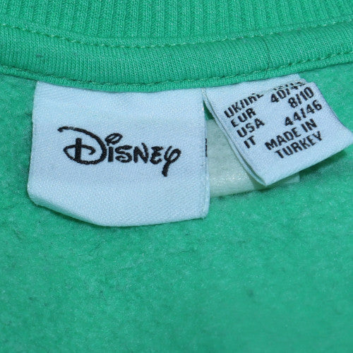 Womens UK Size M Disney Green Pullover Sweatshirt