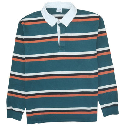 Mens UK Size M Zara Multicoloured Henley Sweatshirt